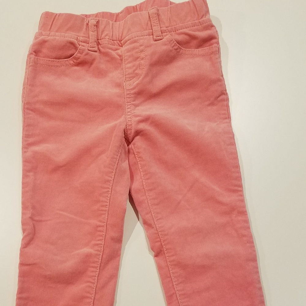 Pink corduroy 4T toddler girl pants.